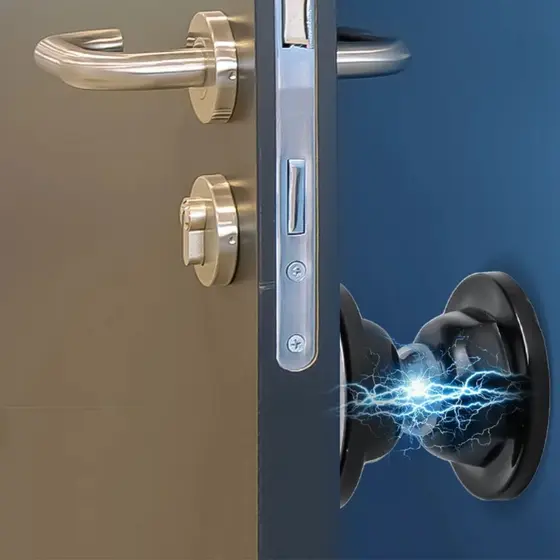 Prendedor Batente Trava Fixador de Porta Magnético Adesivo ou Parafuso