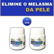 Kit com 2 Pomadas Tira Manchas NatyFlora 50g - Clareador e Rejuvenescedor