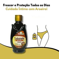 Sabonete Íntimo Líquido Aroeira NatyFlora 240ml – Equilíbrio e Frescor Diário