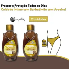 Kit Sabonete Íntimo Barbatimão e Aroeira NatyFlora – Mais Economia e Proteção (2 Unidades)