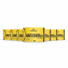 Kit 7 Sabonete Micozero NatyFlora 90g Antifúngico Para Micoses Fungos Pano Branco