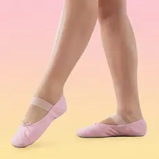 Sapatilha para Ballet Jazz Fantasia Couro Sintético Infantil Adulto Meia Ponta