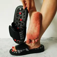 Chinelos De Massagem Para Mulher/Homem Girando Grânulo Pé Acuponto Saúde Chinelo Acupuntura Sapatos De