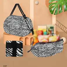 XJM-1 Pc Bolsa De Compras Dobrável À Prova D'água Armazenamento Portátil Para Viagem Praia De Supermercado