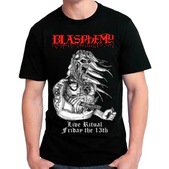 BLASPHEMY friday 13 - camiseta, babylook, regata, manga longa e blusa moletom