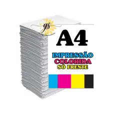 Impressão A4 - Só Frente (Colorida)
