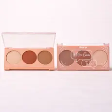 Kit Trio De Contorno Iluminador Blush Tropical Skin - Dapop