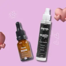 Kit Blindagem Primer, Diluidor, FIxador Dapop + Bruma Fixadora Matte Magic Dapop ou Miss Rosê