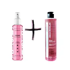 Kit Bruma Rosa Mosqueta Fixadora Refrescante + Água Micelar Rosa Mosqueta Skin Care - Lady Beauty