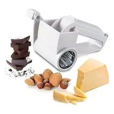 Ralador Manual Prático de Queijo Parmesão e Chocolate - Versátil e Compacto