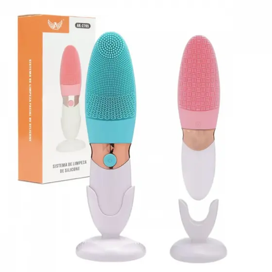 Escova Elétrica Altomex Limpeza Facial E Corporal Silicone Massageador