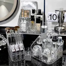 Porta Maquiagem Organizador Multiuso De Acrílico Transparente Batom Cosméticos Make