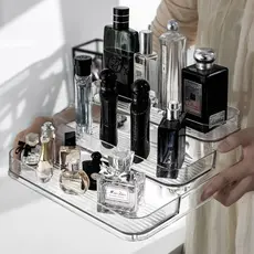 Porta Maquiagem Organizador De Cosméticos Perfume Prateleira Multiuso 3 Andares