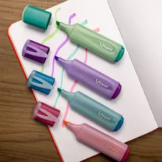 Marca Texto Glitter Premium - Tons Pastel - Maped - Envio Imediato