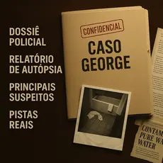 Jogo Detetive Resolva Investigação Caso George Exclusivo Mistério, Provas Reais e Final Surpreendente