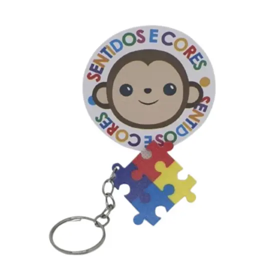 Chaveiro quebra cabeça autismo