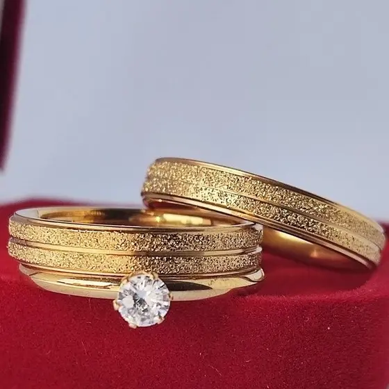 Par De Alianças 4,0mm Diamantada Casamento Noivado