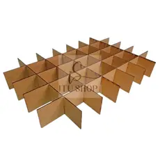 Colmeia Mdf Divisória Para Organização De Gaveta 62,5x41,5cmx8cm