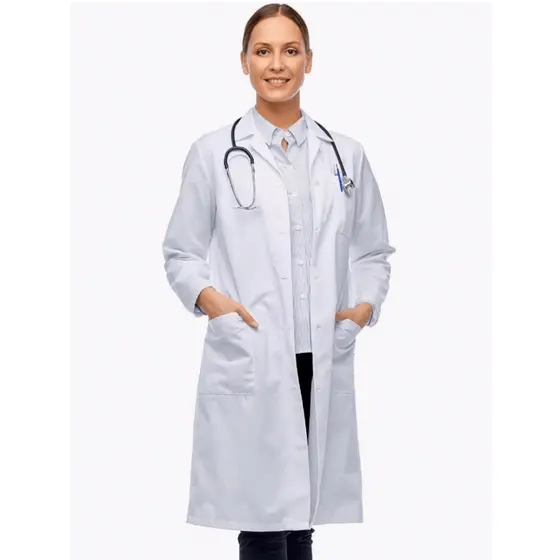 Jaleco Oxford Feminino Masculino Unissex de Enfermagem Laboratório