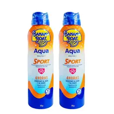 Kit com 2 Protetores Solar Banana Boat Aqua Sport 170g