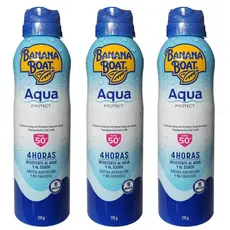3 Protetor Solar Banana Boat Aqua Aero Protect Fps 50+ 170g