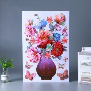 Adesivos De Parede 3D Frigorífico Decoração De Sala 3D Mural De