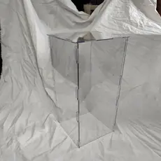cubo cilindro quadrado transparente desmontável 50cm de altura Festa Resistente Decorativo 20KG