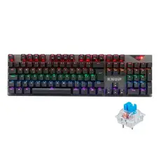 Teclado Mecânico Gamer RGB Switch Blue ABNT2 Knup KP-TM010