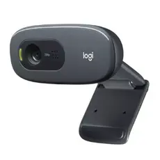 Webcam HD Logitech C270 com Microfone Embutido e 3 MP para Chamadas e Gravações em Vídeo Widescreen CX 1 UN