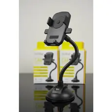 Suporte de Celular Veícular GPS Carro Caminhão Portátil Giratório 360° Ajustável Flexível Ventosa