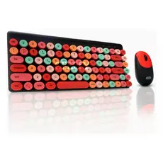 Kit Mouse E Teclado Gamer Mecânico Rosa
