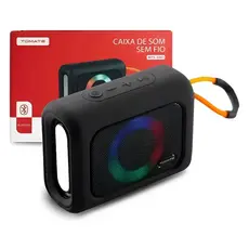 Caixa De Som Bluetooth Portátil Com Led RGB Alto Falante 5W MTS-1001