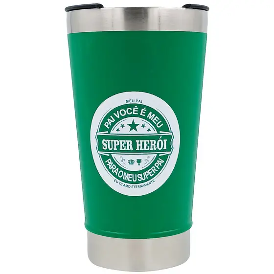 Copo Térmico em Inox Frase Dia Dos Pais 510ML Interponte Presente