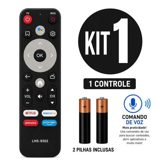 Controle Remoto Com Voz Para Elsys Smarty Etri01