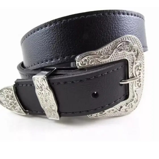 Cinto feminino country  fivela metal