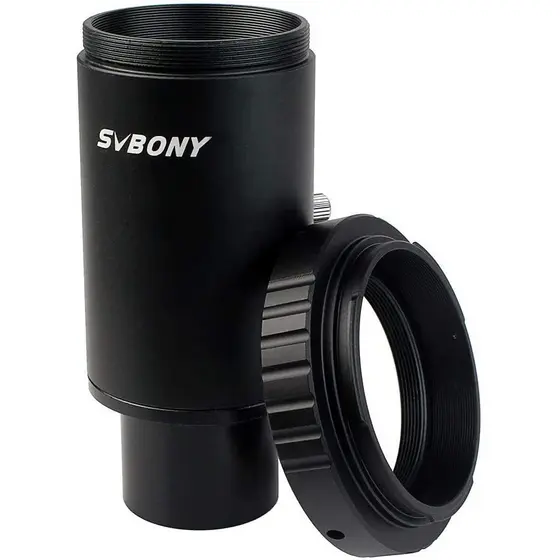 SVBONY Adaptador Tubo Extensão 1,25 Polegadas CA1 Telescópio Astronomia M42 Rosca T-Mount + Anel T2 Para Câmera