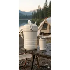 Garrafa Térmica 3 Litros + Copo - Ideal para Tereré e Chimarrão Prática e Resistente