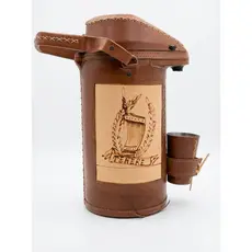 Garrafa Térmica de Couro 2,5LT 4,0LT e 5LT + Copo Estampa Aleatória