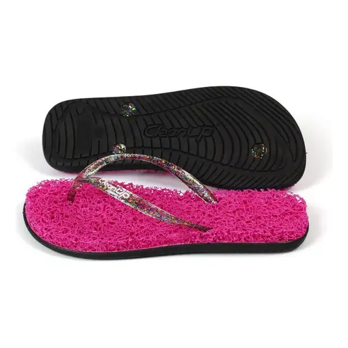 Chinelo Flat Joy Cleanup Sustentável Feminino Pink 39 Br