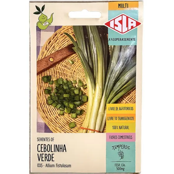 Sementes De Cebolinha Todo Ano Isla Jardins e Plantações Horta Jardinagem
