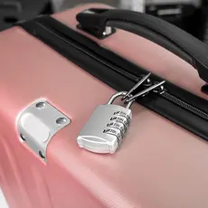 Cadeado com Senha Mala Mochila Cromado