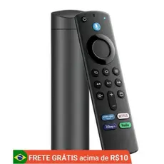Controle Remoto Com Voz Para Amazon Fire Stick Tv Compatível com Modelo: Lite, 4K, 2 ger, 3ger, 4ger