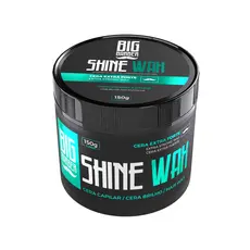 CERA CAPILAR EXTRA FORTE SHINE WAX BIG BARBER 150G EFEITO BRILHO CABELO, BARBA E BIGODE