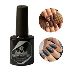 BELLA ROSA TOP COAT EM GEL FOSCO