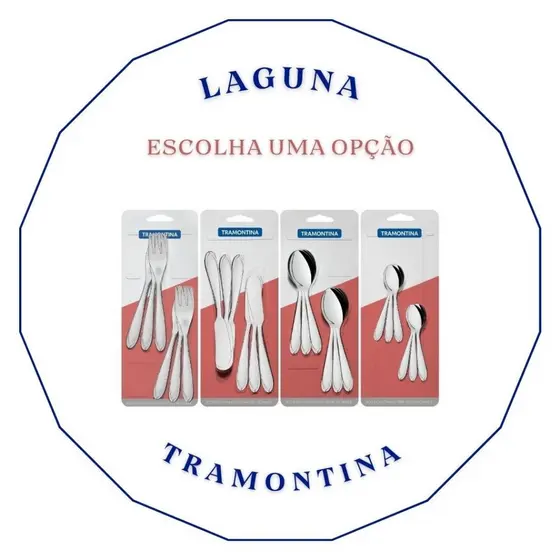 TALHERES LAGUNA CAFÉ DA MANHÃ - TRAMONTINA