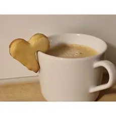Cortador de Biscoito - Molde Coração Encaixe Xícara