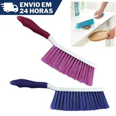 Escova Espanadeira Multiuso 32,5Cm Vassoura de Mao  Varre Mesa Sofá Carpete Tapete