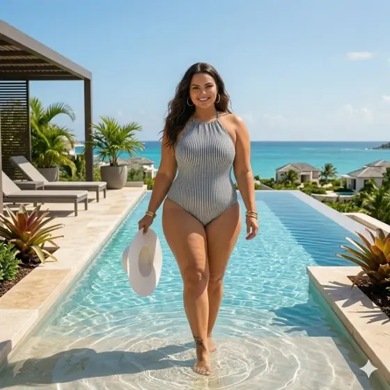 Body Bori Maiô Feminino Plus Size Moda Feminina/Moda Verão/Moda Praia