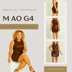 Vestido Cirrê Preto Tubinho Plus Size  Brilho Couro Fake Festa Balada Casual