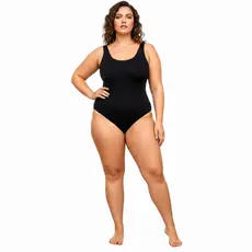 Body Feminino Plus Size Regata Suplex Premium Alça Larga Modelador Sem Transparência